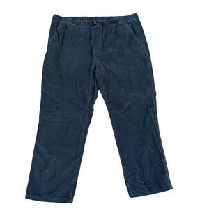 Original Use Gray Corduroy Pants Men's Size XL Elastic Waist Adjustable